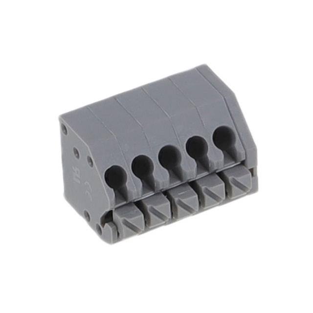 TBL002A-350-05GY-2GY TERMINAL BLOCK, SCREWLESS, 3.50,