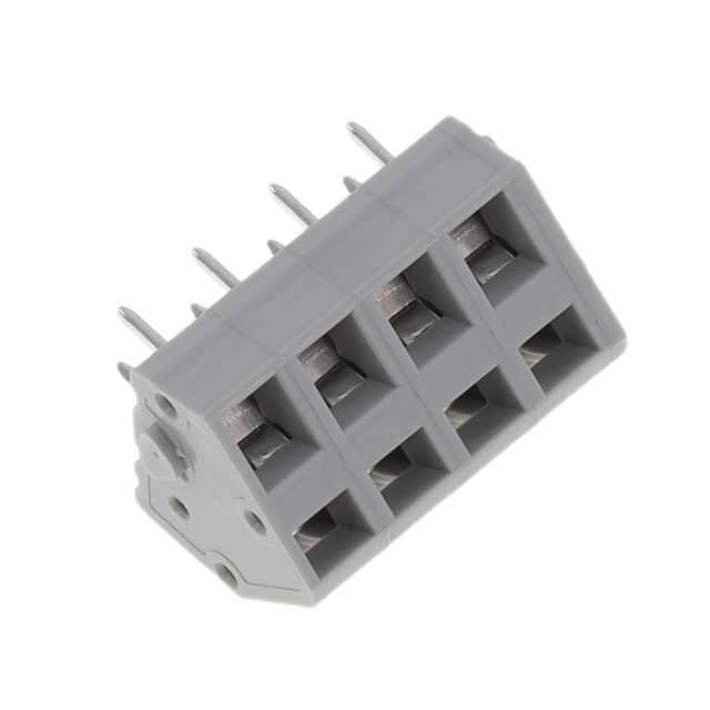 TBL007A-508-04GY TERMINAL BLOCK, SCREWLESS, 5.08,