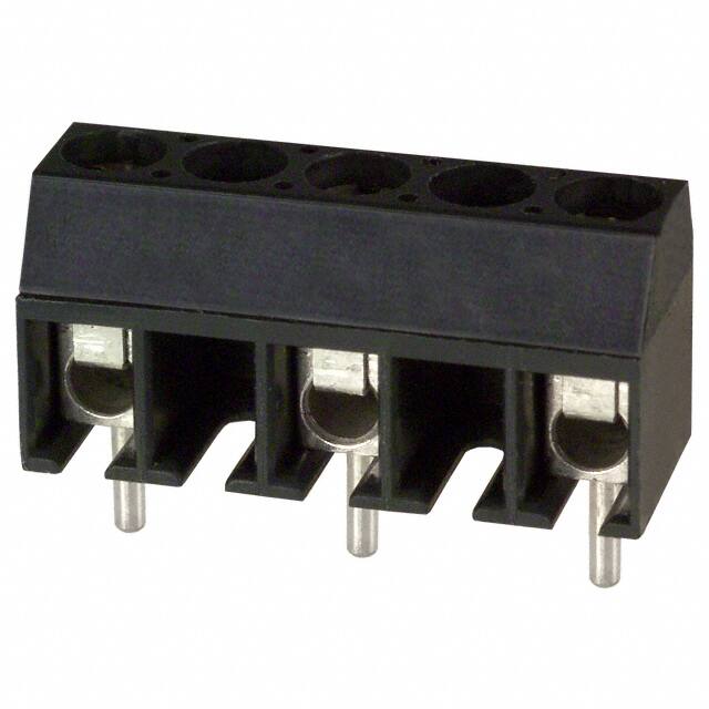 ED655/3DS TERM BLK 3POS SIDE ENTRY 7MM PCB