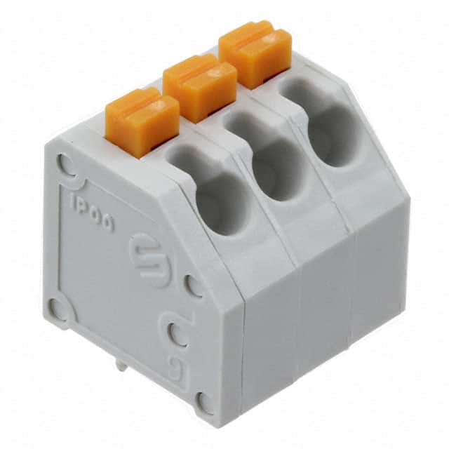 691412320003M TERM BLOCK 3POS 45DEG 3.81MM PCB