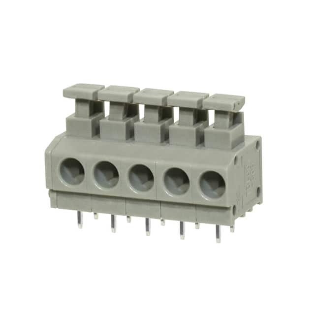 TBL001-500-05GY-2GY TERMINAL BLOCK, SCREWLESS, 5.00,