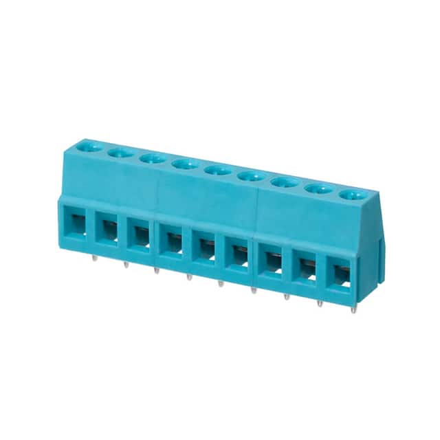 TB004-508-09BE TERMINAL BLOCK, SCREW TYPE, 5.08