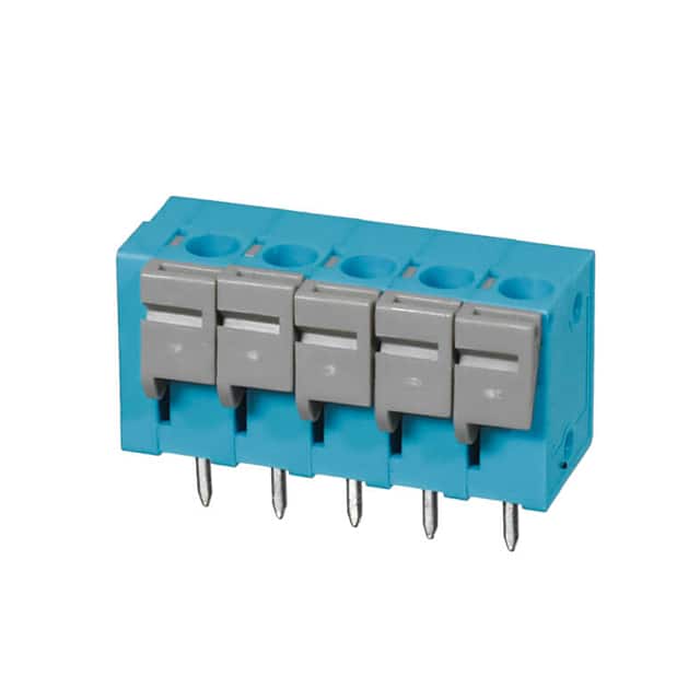 TBL004V-508-05BE-2GY TERMINAL BLOCK, SCREWLESS, 5.08,