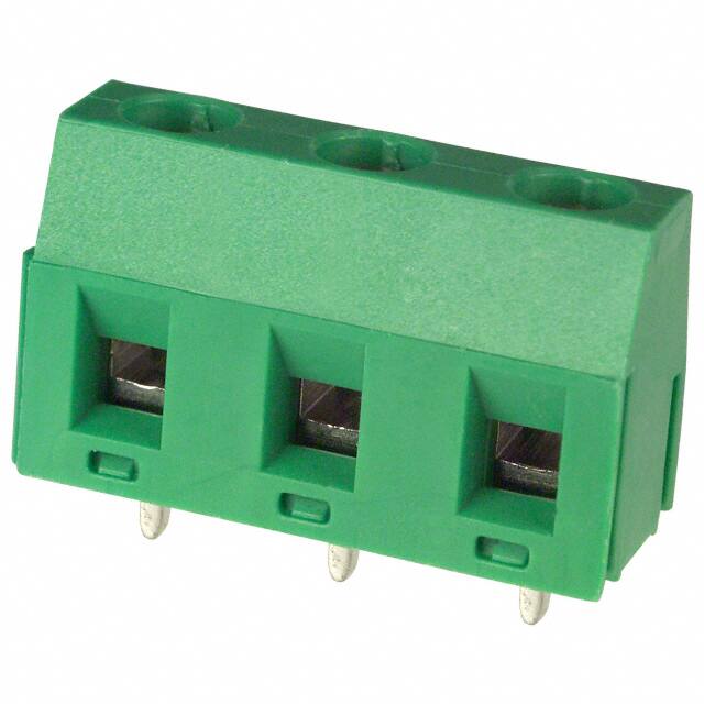 ED365/3 TERM BLK 3POS SIDE ENT 7.5MM PCB