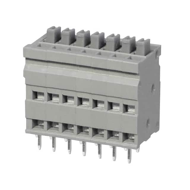 TBL009V-254-07GY-2GY TERMINAL BLOCK, SCREWLESS, 2.54,