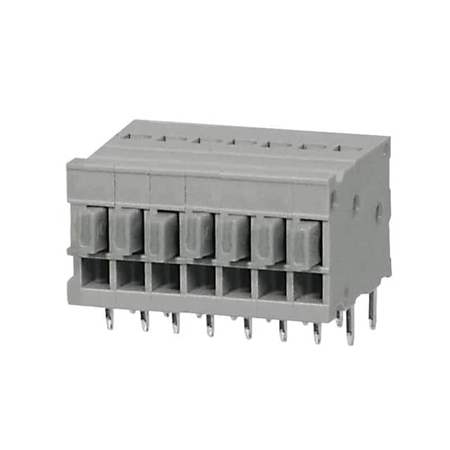 TBL009-254-07GY-2GY TERMINAL BLOCK, SCREWLESS, 2.54,