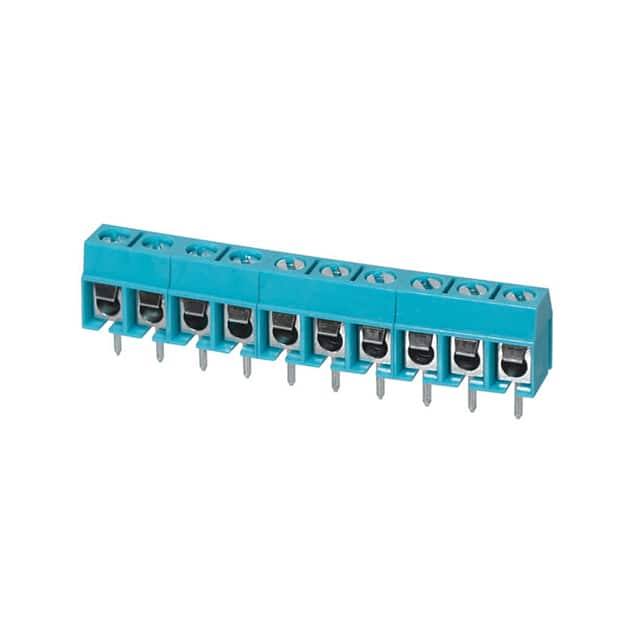 TB002-500-10BE TERMINAL BLOCK, SCREW TYPE, 5.00