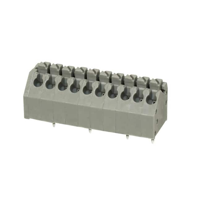 TBL002A-350-10GY-2GY TERMINAL BLOCK, SCREWLESS, 3.50,