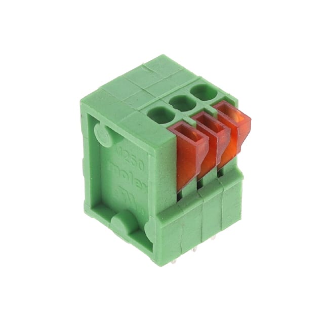 0397000203 TERM BLK 3POS TOP ENT 2.54MM PCB