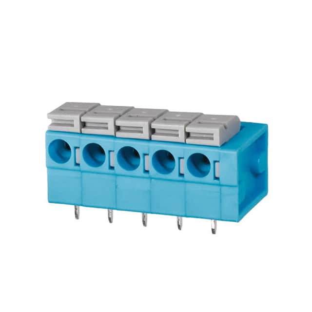 TBL004-508-05BE-2GY TERMINAL BLOCK, SCREWLESS, 5.08,