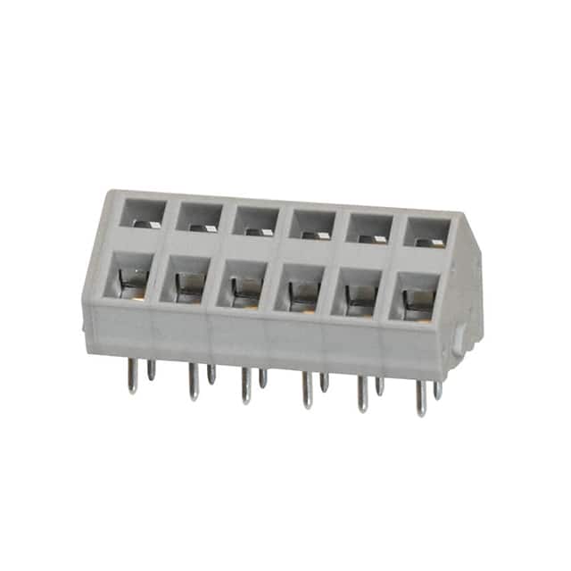 TBL007A-500-06GY TERMINAL BLOCK, SCREWLESS, 5.00,