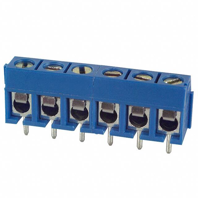 ED500/6DS TERM BLK 6POS SIDE ENTRY 5MM PCB
