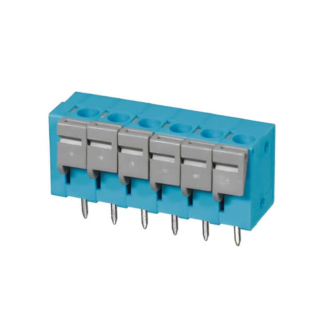 TBL004V-508-06BE-2GY TERMINAL BLOCK, SCREWLESS, 5.08,