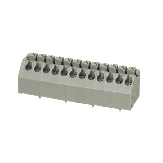 TBL002A-350-12GY-2GY TERMINAL BLOCK, SCREWLESS, 3.50,