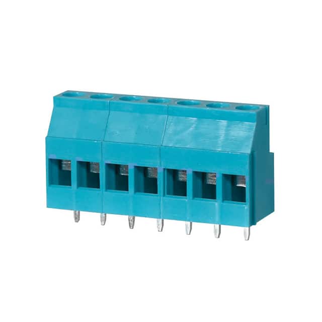 TB010-508-07BE TERMINAL BLOCK, SCREW TYPE, 5.08