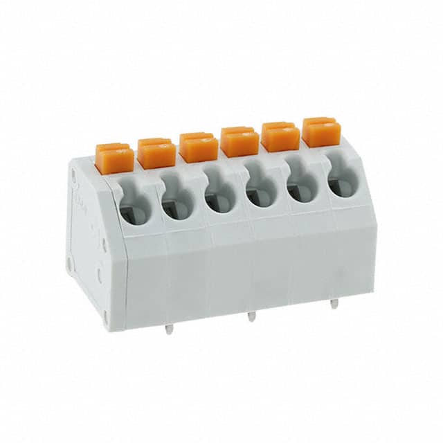 691412320006M TERM BLOCK 6POS 45DEG 3.81MM PCB