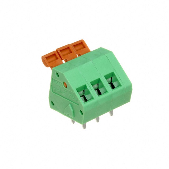 0397000103 TERM BLOCK 3POS 45DEG 5.08MM PCB