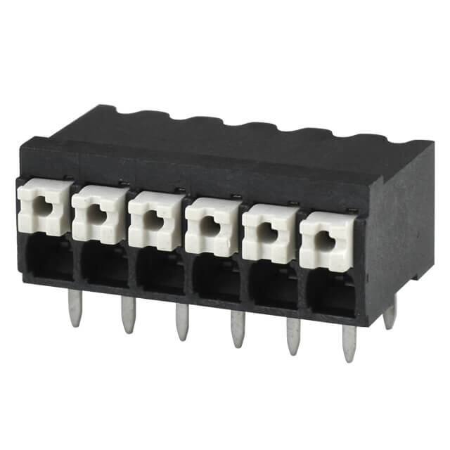 TBLH10-350-06BK TERMINAL BLOCK, SCREWLESS, HIGH