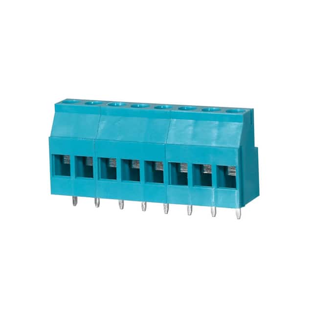 TB010-508-08BE TERMINAL BLOCK, SCREW TYPE, 5.08