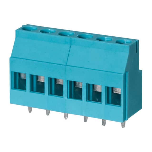 TB010-508-06BE TERMINAL BLOCK, SCREW TYPE, 5.08