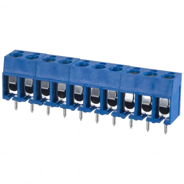 OSTTA104163 TERM BLK 10P SIDE ENT 5.08MM PCB