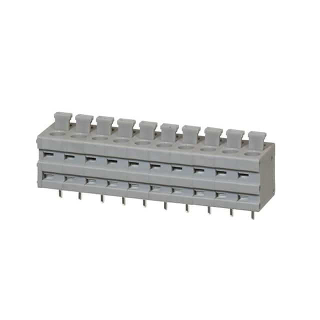 TBL009V-500-10GY-2GY TERMINAL BLOCK, SCREWLESS, 5.00,