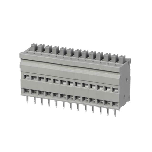 TBL009V-254-13GY-2GY TERMINAL BLOCK, SCREWLESS, 2.54,