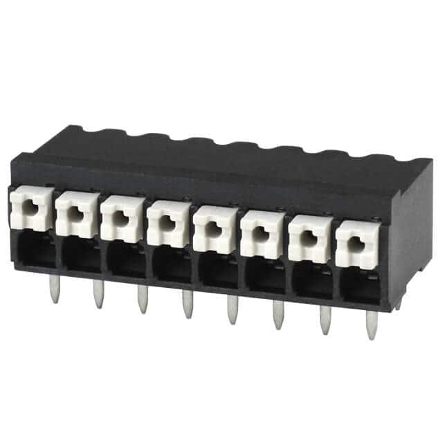 TBLH10-350-08BK TERMINAL BLOCK, SCREWLESS, HIGH