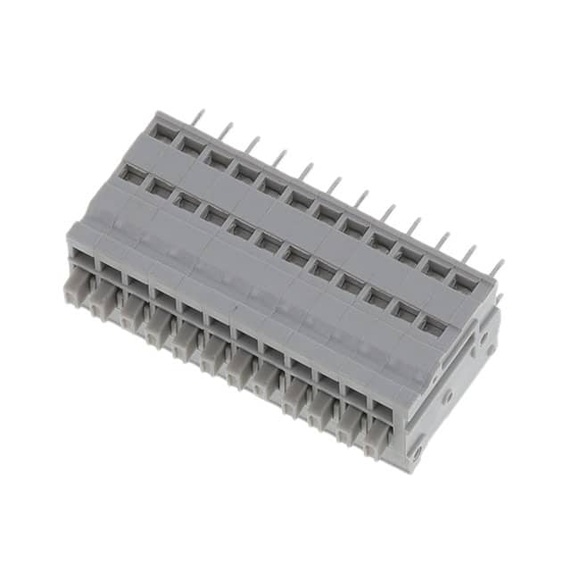 TBL009V-254-12GY-2GY TERMINAL BLOCK, SCREWLESS, 2.54,