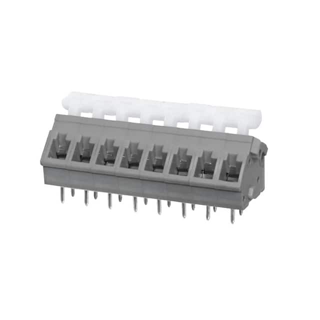TBL005A-500-08GY-2WT TERMINAL BLOCK, SCREWLESS, 5.00,