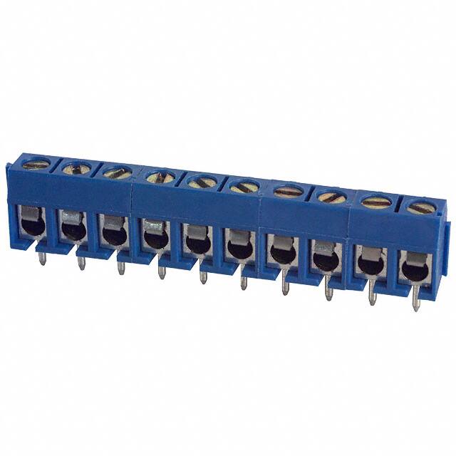 ED500/10DS TERM BLK 10P SIDE ENTRY 5MM PCB