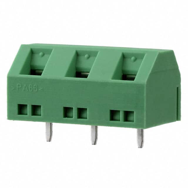 1718618 TERM BLOCK 3POS 55DEG 7.62MM PCB
