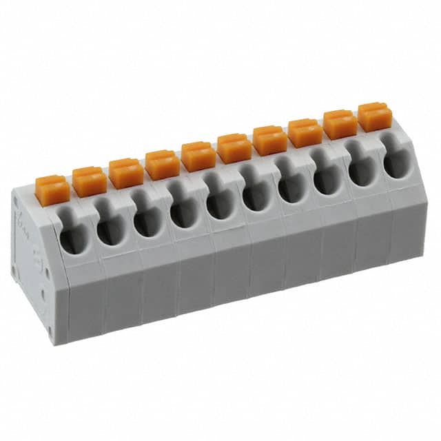 691412320010M TERM BLK 10POS 45DEG 3.81MM PCB