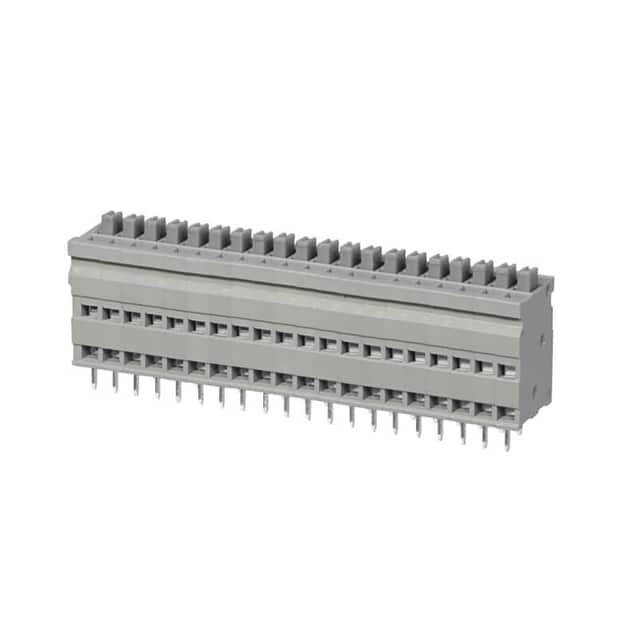 TBL009V-254-20GY-2GY TERMINAL BLOCK, SCREWLESS, 2.54,