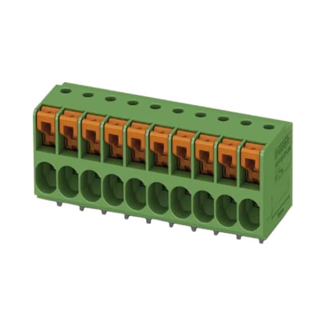 1017511 TERM BLK 10P SIDE ENT 5.08MM PCB