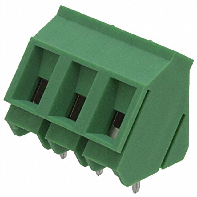 1733732 TERM BLOCK 3POS 35DEG 7.62MM PCB