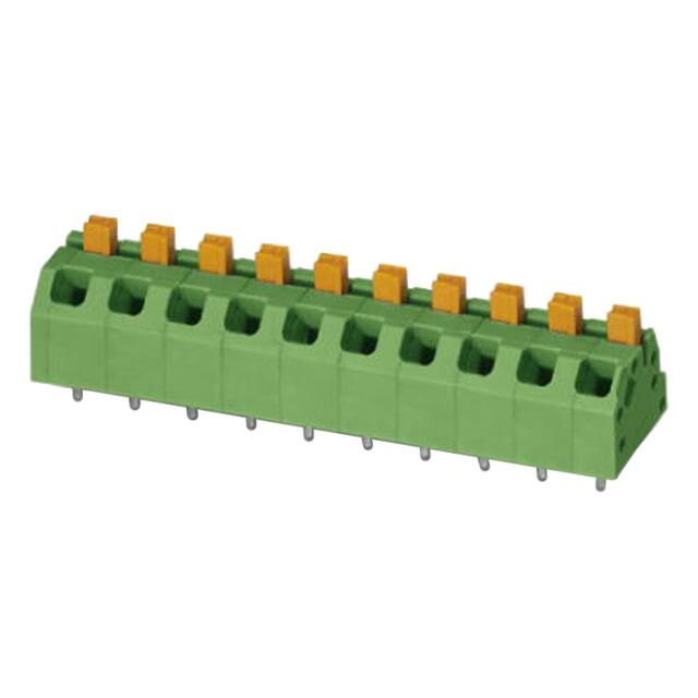 1862495 TERM BLOCK 10POS 45DEG 5MM PCB