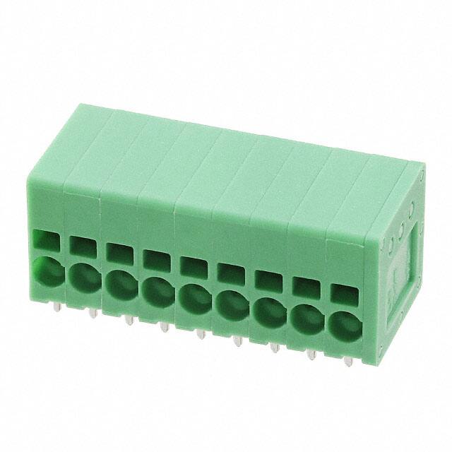 1990805 TERM BLK 9POS SIDE ENT 3.5MM PCB