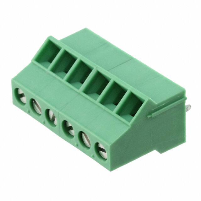 1736777 TERM BLOCK 6POS 40DEG 5.08MM PCB
