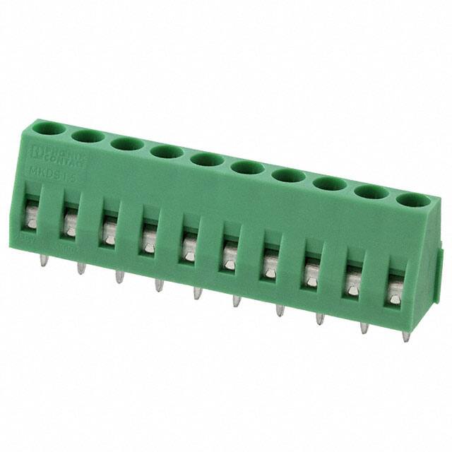 1715093 TERM BLK 10P SIDE ENTRY 5MM PCB