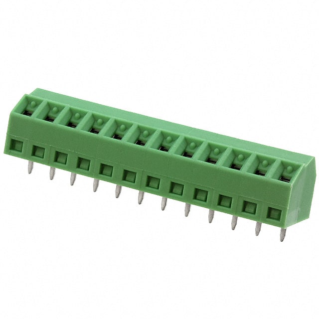 1728381 TERM BLK 12POS 55DEG 3.81MM PCB