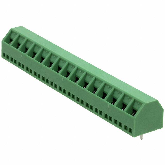 1869347 TERM BLK 15POS 55DEG 5.08MM PCB