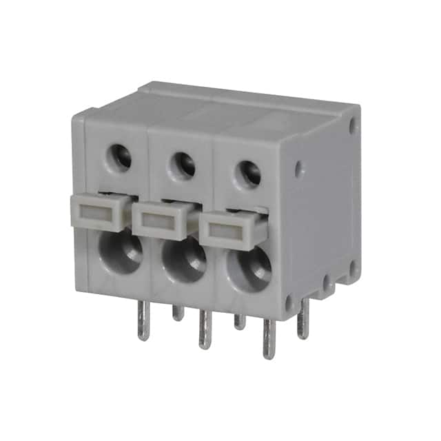 TBL009-500-03GY-2GY TERMINAL BLOCK, SCREWLESS, 5.00,
