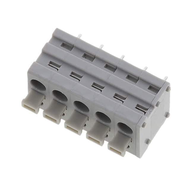 TBL009V-500-05GY-2GY TERMINAL BLOCK, SCREWLESS, 5.00,