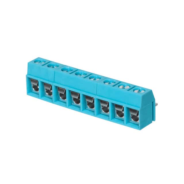 TB002V-500-08BE TERMINAL BLOCK, SCREW TYPE, 5.00