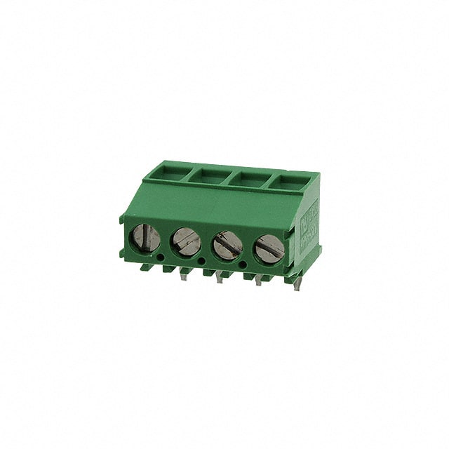 284415-4 TERM BLK 4POS TOP ENT 3.81MM PCB