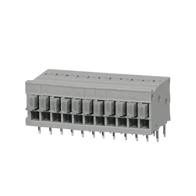 TBL009-254-11GY-2GY TERMINAL BLOCK, SCREWLESS, 2.54,