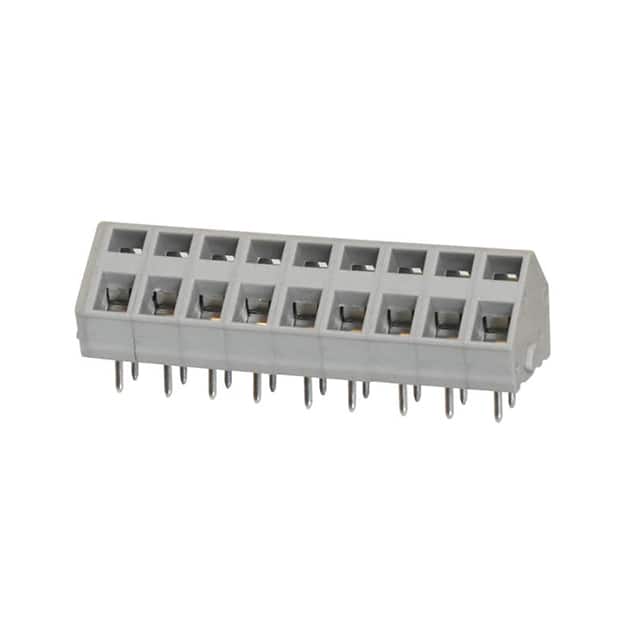 TBL007A-500-09GY TERMINAL BLOCK, SCREWLESS, 5.00,