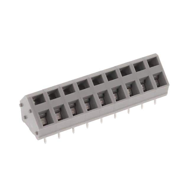 TBL007A-508-09GY TERMINAL BLOCK, SCREWLESS, 5.08,