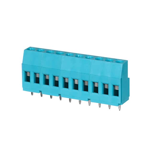 TB009-508-10BE TERMINAL BLOCK, SCREW TYPE, 5.08